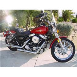 1989 FXR Harley Davidson w/ 15k orig. mies Most Horsepower to the ground - Chrome Wheels & Forks, Va