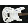Image 1 : Eagles signed strat guitar w/certificate signed by all members of the band