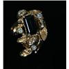Image 1 : 14kt Saphire & diamond ring