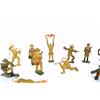 Image 4 : App 26 WWI grey iron toy soldiers 13 action & 13 marching