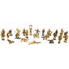 Image 5 : App 26 WWI grey iron toy soldiers 13 action & 13 marching