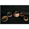 Image 2 : 5 Pre Columbian Bowls from the R.O.Browne Coll. 6.5" footed Bowl, 5.5" bowl w/ handle, (B102) 7.5" x