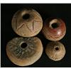 Image 11 : Collection of Stone & Earthenware Spindle Whorls including a Chamelia Mexico Set and many others.  F