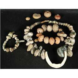 Collection of Stone & Earthenware Spindle Whorls including a Chamelia Mexico Set and many others.  F