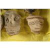 Image 6 : 8 Pre-Columbian Faces From Mitlex, El Ixtepete, Chaimetla, and more, from the Robert Owen Browne Mus