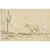 Image 2 : Will James (1892-1942) Pencil Drawing 7.5"x9.5" dated and signed ll 1939   born Joseph Ernest Nephta
