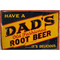 Vintage Dad's Root Beer Sign 19