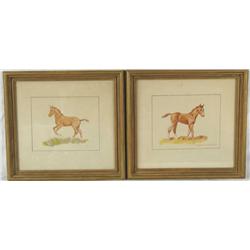 Pair Nicholas Samuel Firfires (1917-1990) wtrcls