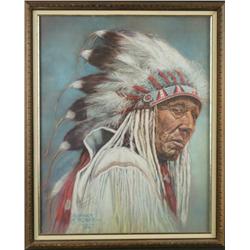 Clarence Thorpe 19.5"x15" signed print