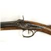Image 2 : Antique Finely Carved Percussion Shot gun 32" Damascus barrels. missing one hammer
