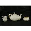 Image 1 : Tea pots - Belleek &  Hall plus sp serving tray Belleek cream & sugar