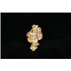 Image 2 : Gold nugget pendant with 5 diamonds