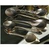 Image 3 : Sterling spoons - 5 large & 4 small weigh approx. 8 oz.