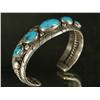 Image 1 : Turquoise & Silver Native American Bracelet