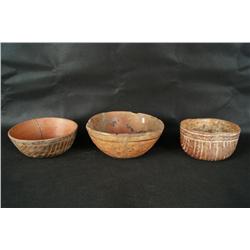 Ixtian bowl & 2 early decorated bowls (B33) Ixtian, (B100), Jalisco Bowl-  From the Robert Owen Brow