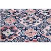 Image 4 : 4' x 6' Blue and Pink Persian Carpet