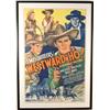 Image 1 : Bob Steele 'Westward Ho!' 1942 Full Sheet Poster