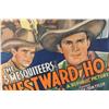 Image 3 : Bob Steele 'Westward Ho!' 1942 Full Sheet Poster