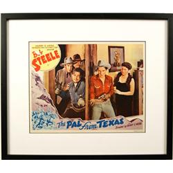'The Pal from Texas'  Lobby Card w/ Bob Steele