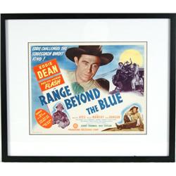 Eddy Dean 'Range Beyond the Blue' 1948 Lobby Card 47/58