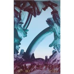 Signed Lichtenstein Art 80 Poster