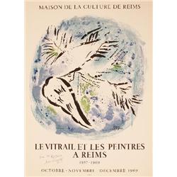 Signed Chagall Vitrail et Peintres Mourlot Litho