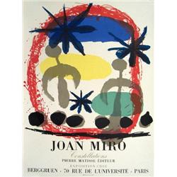 1959 Miro Constellations Mourlot Lithograph