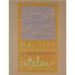 Signed 1973 LaCroix La Grande Ceramique Litho