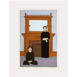 Signed 1971 Barnet Reflection Serigraph