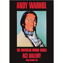 1976 Warhol American Indian Poster