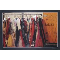 Signed Edwards On Tour Offset Lithograph