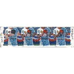 Signed Baird Red Birds of a Feather Watercolor