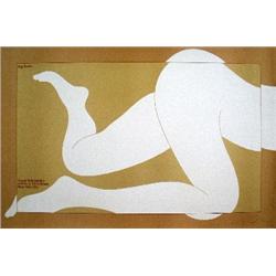 Signed 1982 Glaser Big Nudes Lithograph