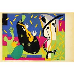 1952 Matisse Tristesse du Roi Mourlot Lithograph