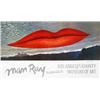 Image 1 : Signed 1966 Man Ray Lips Offset Lithograph