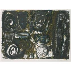 Signed Delprat Uden Titel, Delprat Lithograph