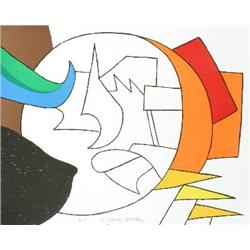 Signed Artigas Untitled Lithograph