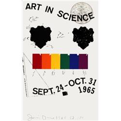 Signed 1965 Dine Art in Science Serigraph