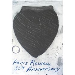 Signed 1992 Winters Paris Review Lithograph