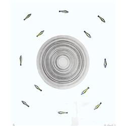 Signed 1983 Ruscha Untitled Lithograph