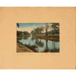 Signed Nutting A Vermont River Etching