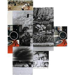 Signed 1984 Rauschenberg Untitled Mixed Media