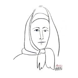 Signed Picasso Paysanne Espagnole Lithograph