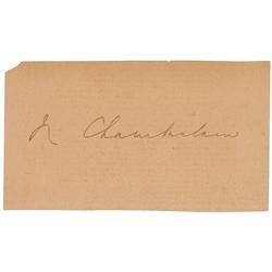 Neville Chamberlain
