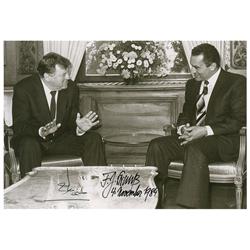 Hosni Mubarak and Franz-Josef Strauss