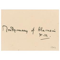Montgomery of Alamein
