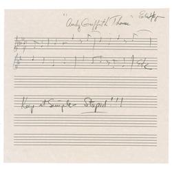 Andy Griffith Show: Earle Hagen