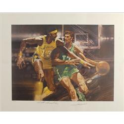 Wilt Chamberlain and John Havlicek