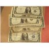Image 1 : 5 Mixed Date $1 Silver Certificates