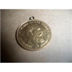 1888 10 Mark German Gold Coin - Mint Mark "A"